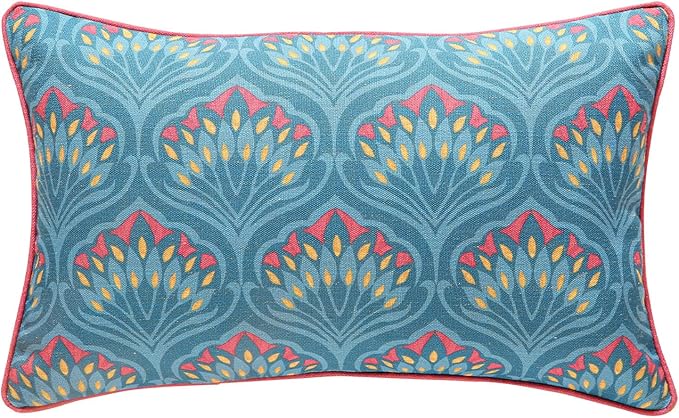 Navy Blue Throw Pillow Covers, Rustic Animal Print by bilingaier