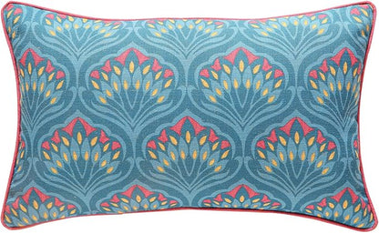 Navy Blue Throw Pillow Covers, Rustic Animal Print by bilingaier