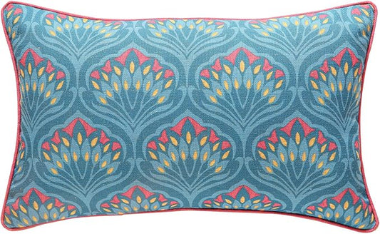 Navy Blue Throw Pillow Covers, Rustic Animal Print by bilingaier