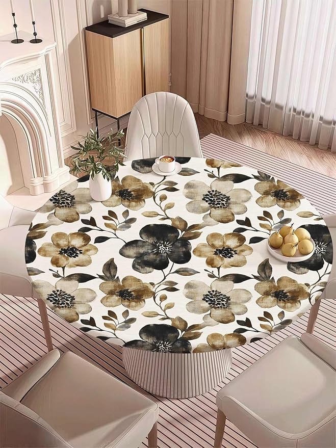 Farmhouse Fitted Round Tablecloth - Image 7