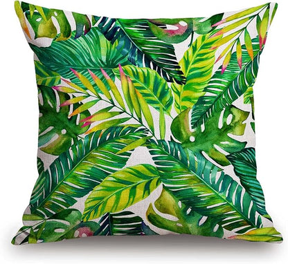TSSOHU Orange Leaves Outdoor Throw Pillow Cover by TSSOHU