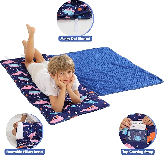 Viviland Toddler Kid Nap Mat for Preschool, Slumber Bag - Image 3