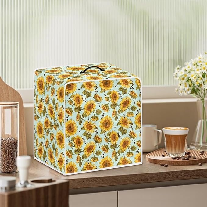 Mumeson Sunflower Blossom Coffee Maker Cover Stand Mixer or Coffee Machine - Image 6