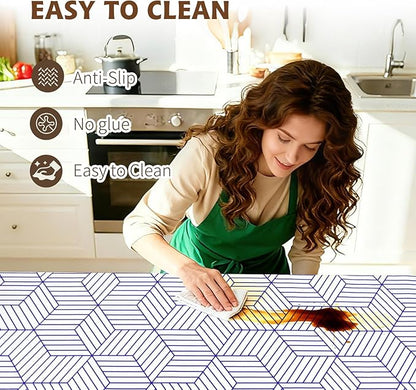 Shelf Liners for Kitchen Cabinets 17.3in x 20FT, Non Adhesive Cabinet Liner - Image 4