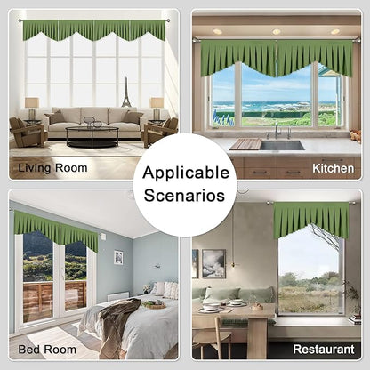 Green Valances for Windows - Image 4