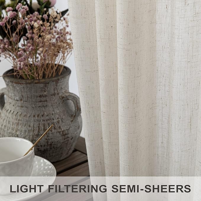 Off White Curtains 60 Inch Wide - Image 4
