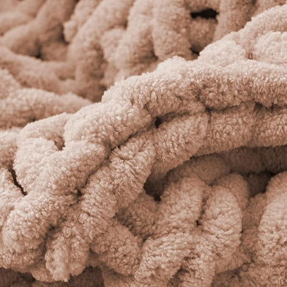 Battilo Chunky Knit Throw Blanket, Soft and Thick Chenille Throw Blanket - Image 5