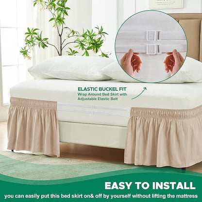 Biscaynebay Wrap Around Bed Skirts - Image 4