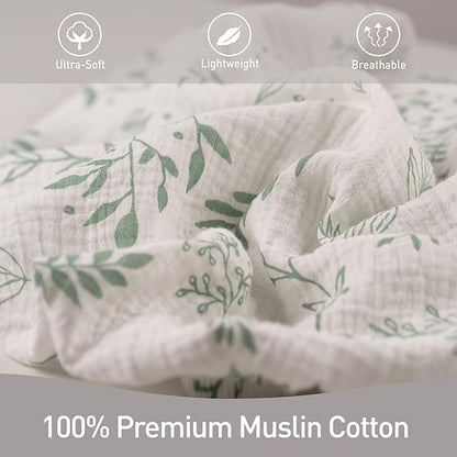 Muslin Bassinet Fitted Sheets, 2 Pack - Image 3