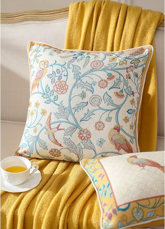 patdrea Linen Decorative Throw Pillow Covers Set Soft Durable Cushion Cases - Image 3