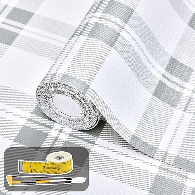 Drawer and Shelf Liner for Kitchen Cabinet: 12 in X 30 Ft Non Slip Waterproof by Kimhan