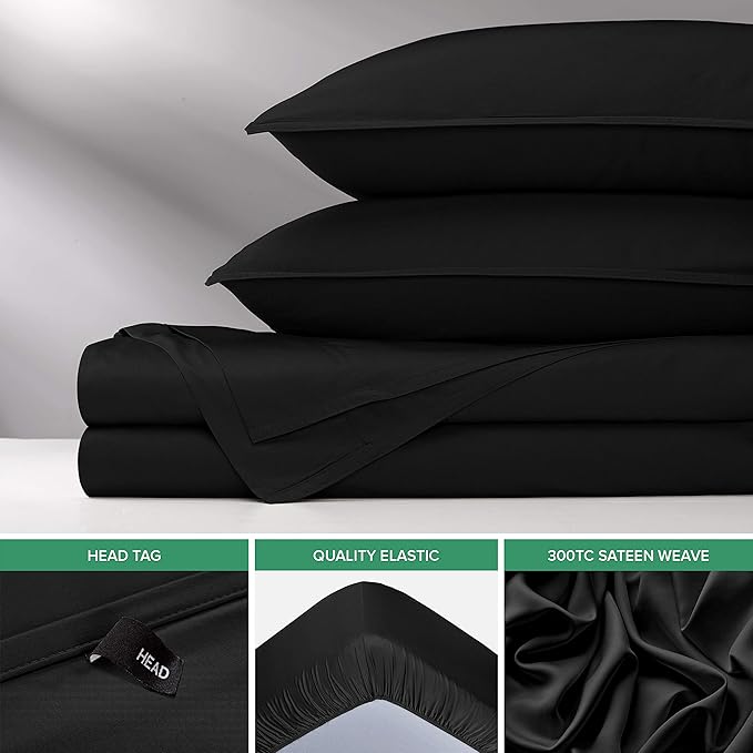Pure Bamboo Twin Sheets, Genuine 100% Organic Viscose Derived from Bamboo Bed - Image 6
