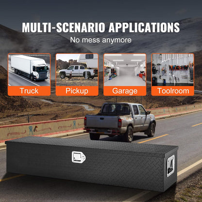 vevor heavy duty aluminum truck bed tool box, package contents