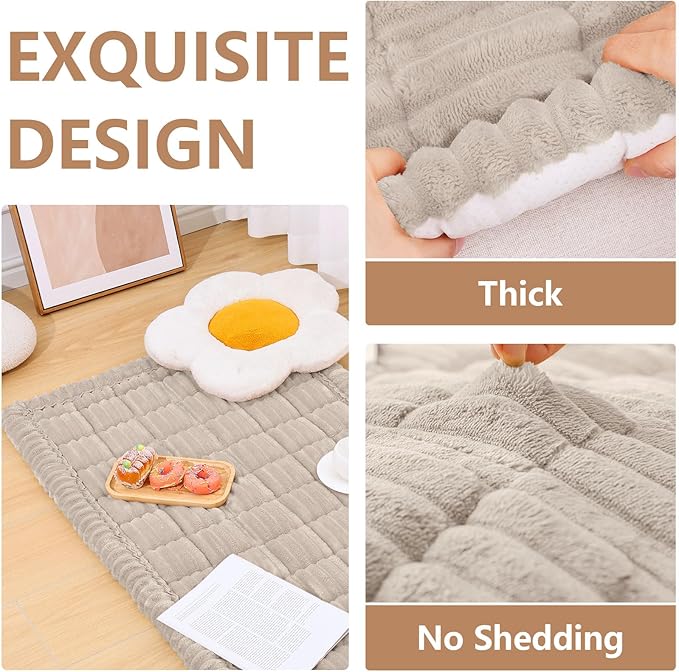 Smiry Couch Cover for Dogs Washable, Non Slip Fuzzy Pet Couch Covers for 3 - Image 3