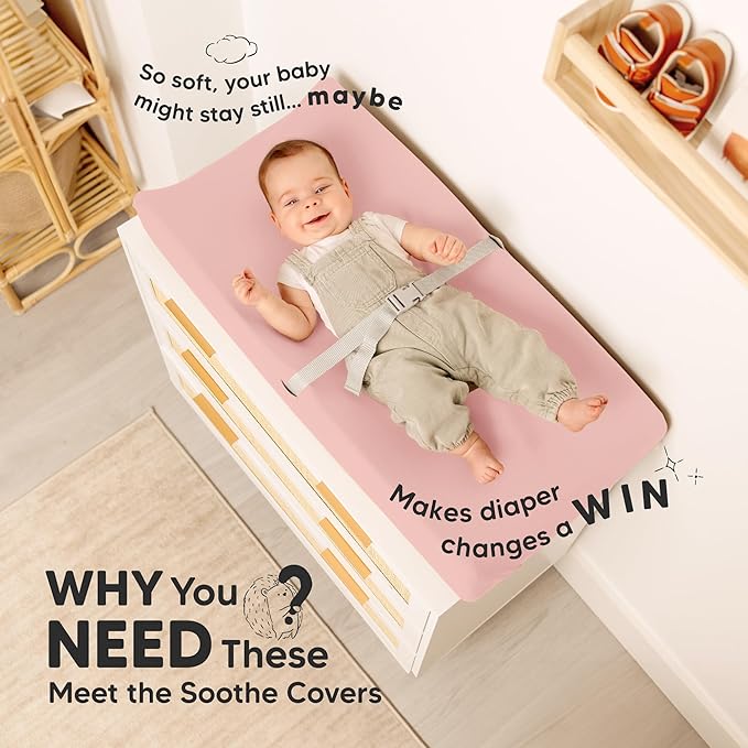 2-Pack Organic Changing Pad Covers - Image 2