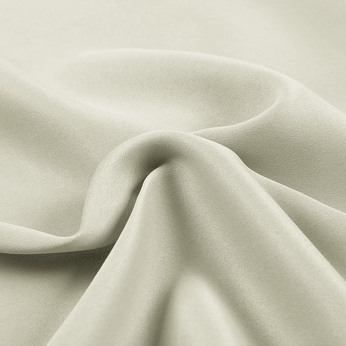 TWOPAGES Beige Pinch Pleated Room Darkening Curtain 102 Inches Long, Solid - Image 4