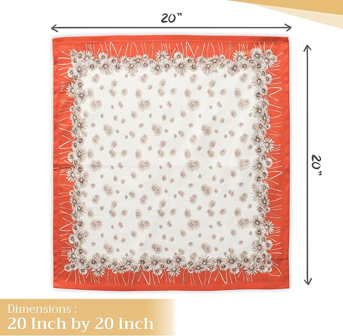 Maison d' Hermine Cloth Napkins Set of 4 100% Cotton - Image 4