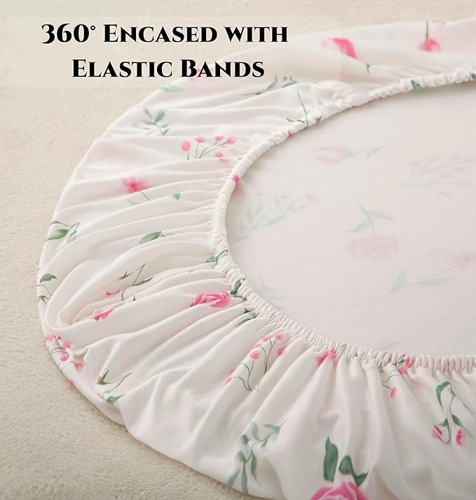 SDY Jersey Bassinet Sheets for Baby Boys and Girls, 32 "x 16 "x 4", 2 Pack - Image 5