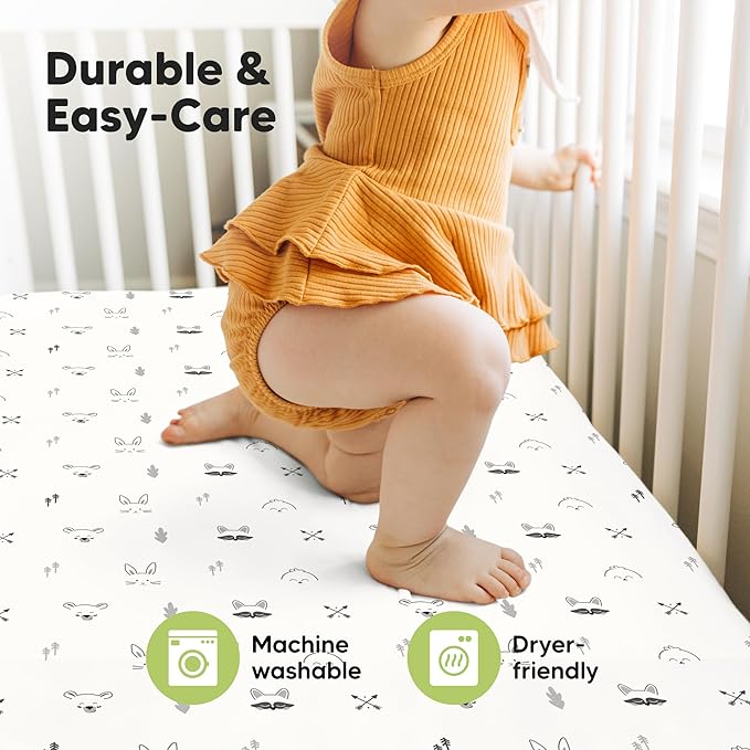 KeaBabies 2-Pack Baby Crib Sheets - Image 7