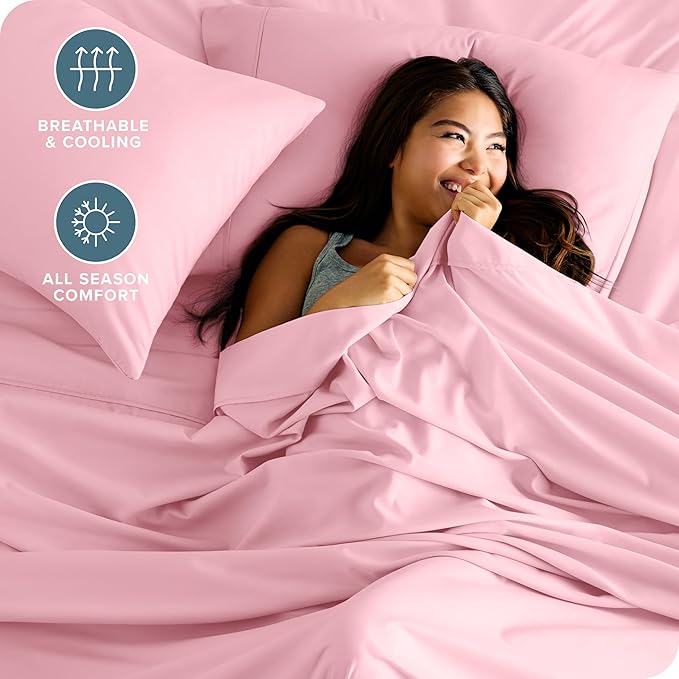 Bare Home Split Head Flex King Sheet Set - Image 4