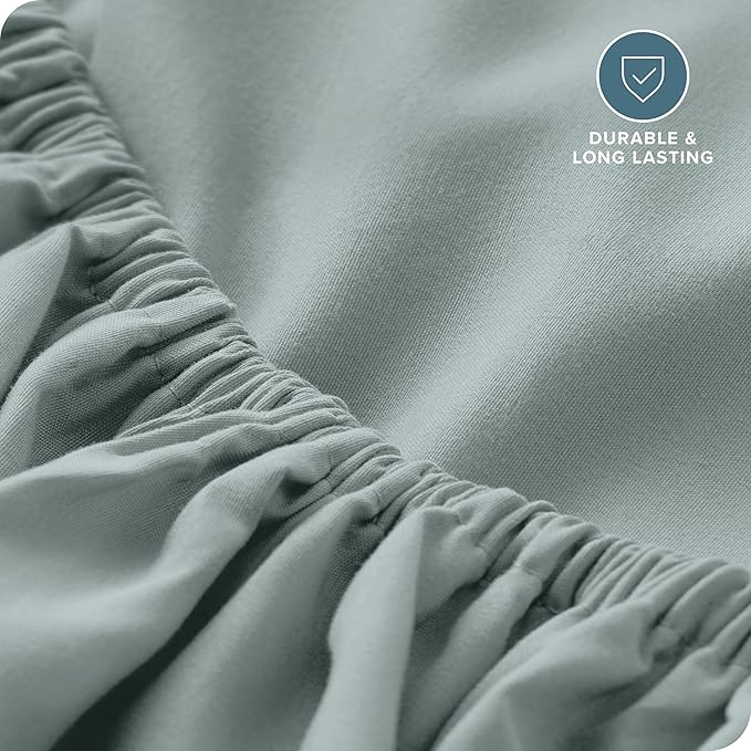 Bare Home Fitted Bottom Sheet Queen Size - Image 5