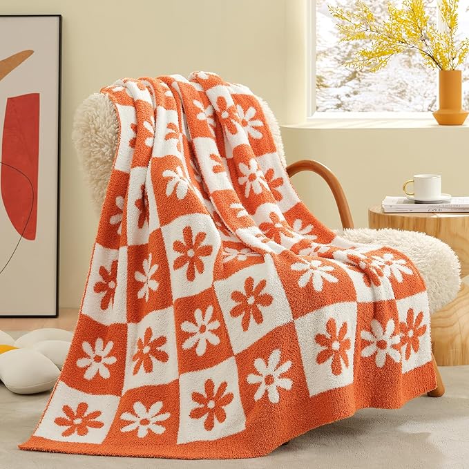 Snuggle Sac Fall Checkered Blanket, 50x60 inches by SnuggleSac