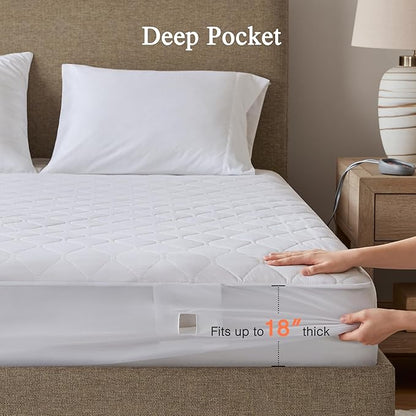 Beautyrest Cotton Blend Heated Mattress Pad Secure Comfort Technology - Image 8