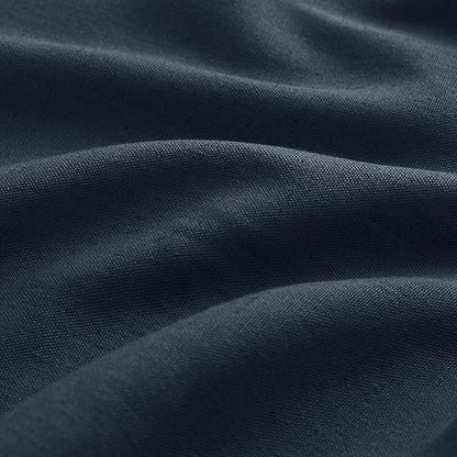 Pinch Pleated Vintage Blue Linen Curtains 90 Inches Long - Image 4