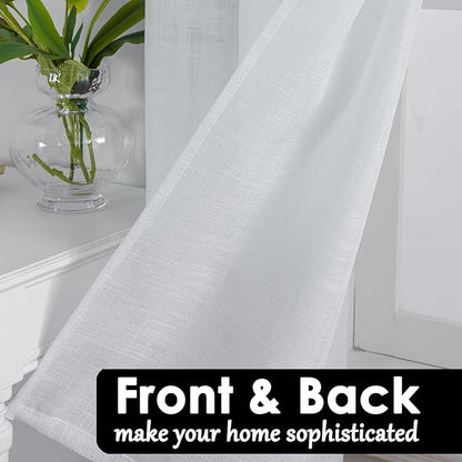 Beda Home Tassel Linen Textured Swag Valances - Image 3
