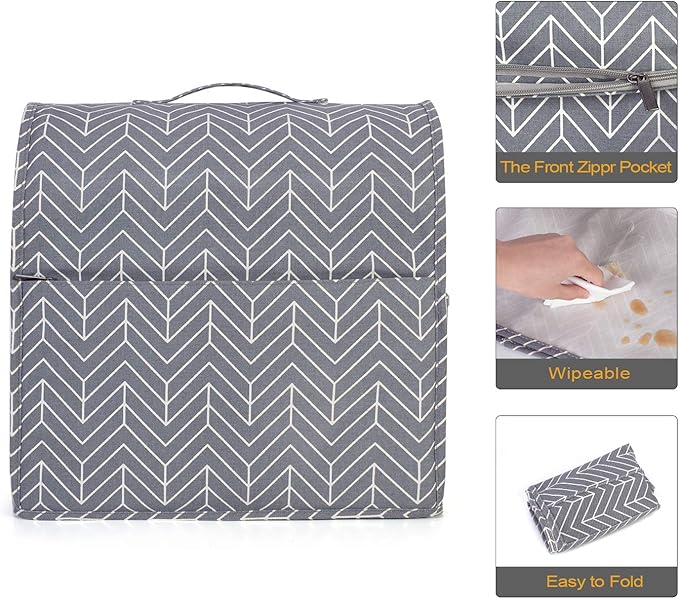 Yarwo Dust Cover for 4.5 qt and All 5 qt Stand Mixer, Protective Stand Mixer - Image 3