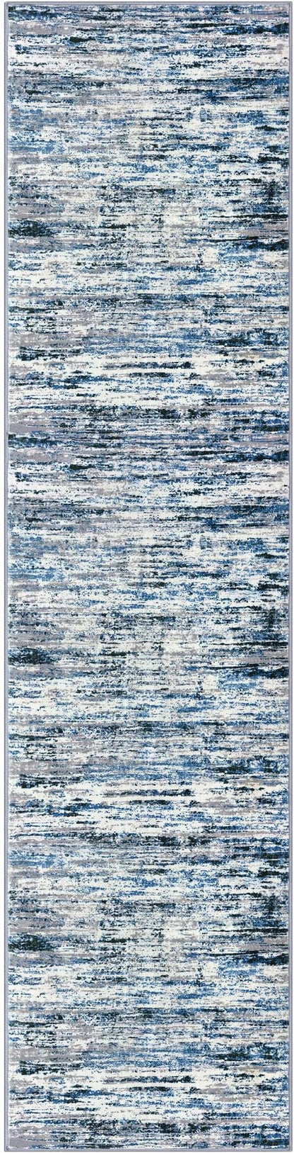 Modern Abstract Runner Rug 2.6x10 - Image 9