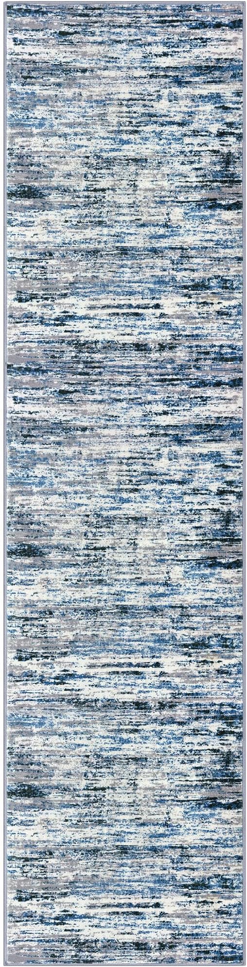 Modern Abstract Runner Rug 3x10 - Image 9