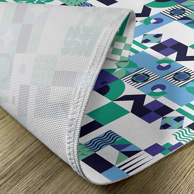 Ambesonne Mid Century Place Mats Set of 4, Geometric Modern Art Design in The - Image 5