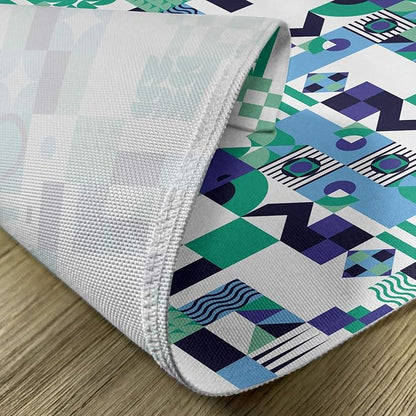 Ambesonne Mid Century Place Mats Set of 4, Geometric Modern Art Design in The - Image 5