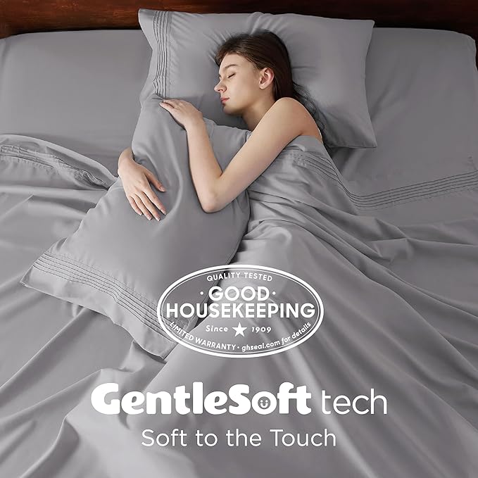 Bedsure Deep Pocket California King Sheet Sets - Image 5