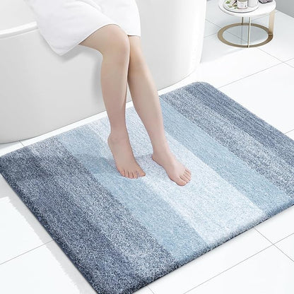OLANLY Bathroom Rugs Mat 40x32, Extra Soft Absorbent Microfiber Bath Rugs by OLANLY