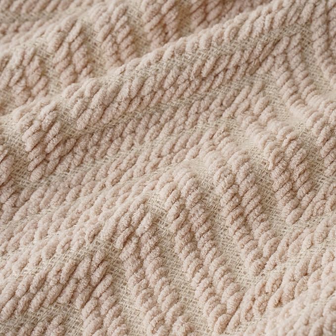 BATTILO HOME Beige Throw Blanket - Image 8