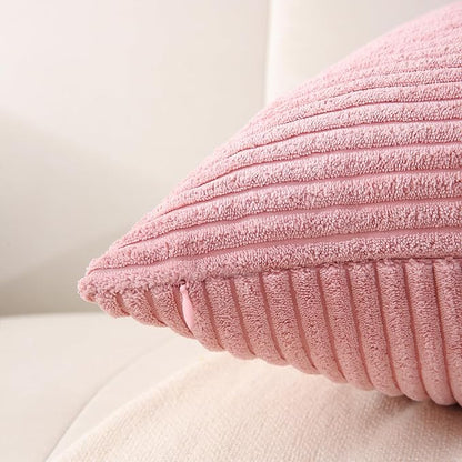 Pink Lumbar Throw Pillow Covers 12x20 inch, Farmhouse Home Decor, Boho - Image 4