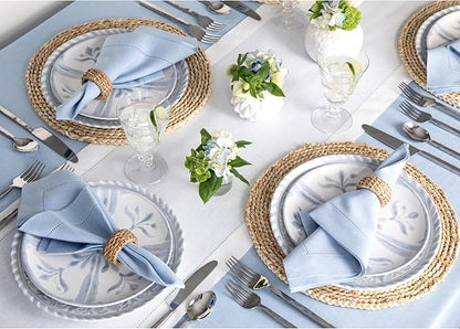 Solino Home Linen White Table Runner 72 Inches Long - Image 3