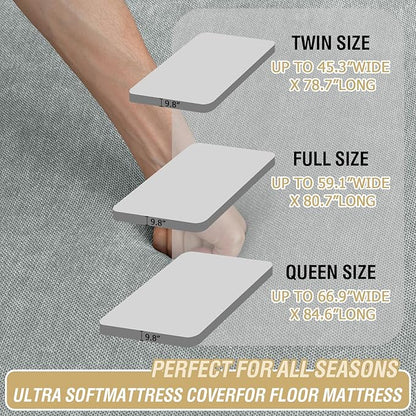 H.VERSAILTEX Twin Size Armless Futon Mattress Covers - Image 2