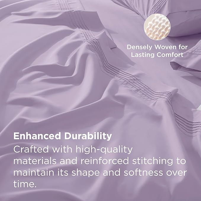 Bedsure Deep Pocket King Sheet Set - Image 6