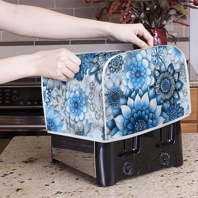 Boho Mandala Floral Coffee Maker Appliance Covers Washable Dust Cover Toaster - Image 5