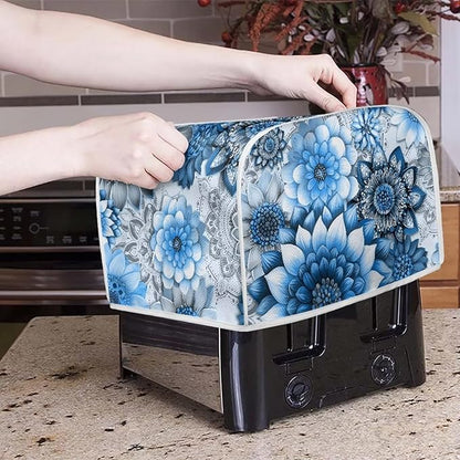 Boho Mandala Floral Coffee Maker Appliance Covers Washable Dust Cover Toaster - Image 5