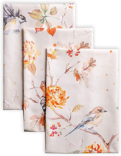 Maison d' Hermine Kitchen Towels Set of 3 100% Cotton 20" x 27.5" Reusable by MaisondHermine