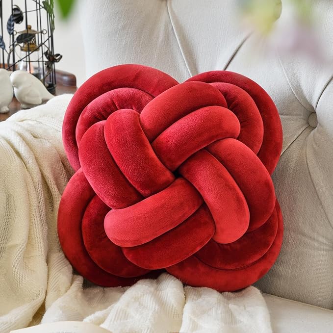 Xuyier Knot Pillow Ball, Decorative Throw Pillows by Xuyier