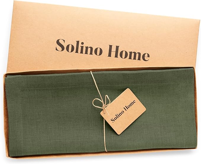 Solino Home Linen Table Runner 72 Inches Long - Image 5