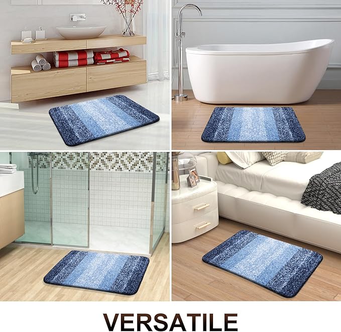 OLANLY Bathroom Runner Rugs 47x24, Extra Soft Absorbent Microfiber Bath Rugs - Image 6