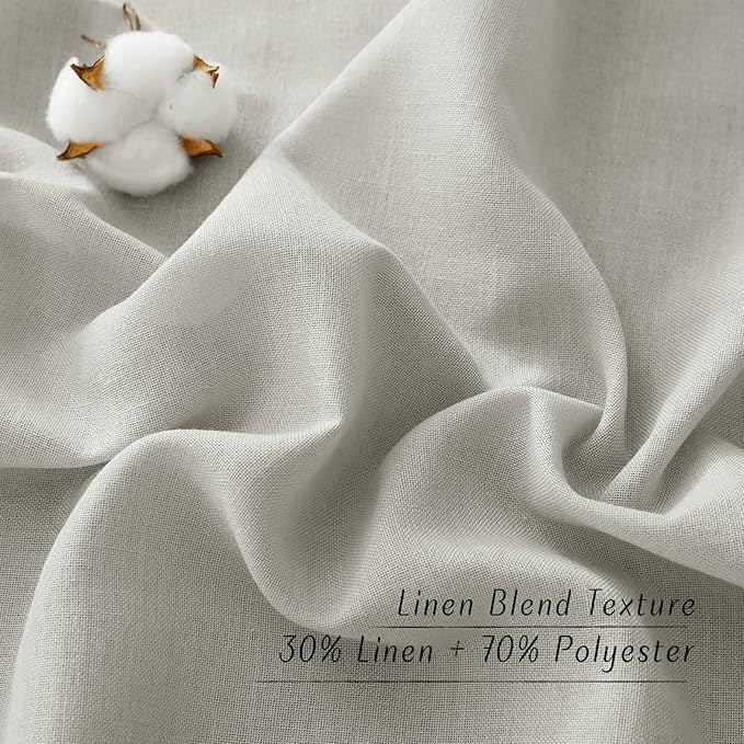 NICETOWN Linen 36 inch Curtains - Image 4