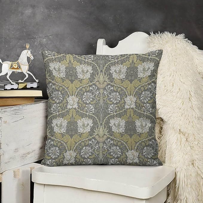 William Morris Floral Original Throw Pillow Covers - Image 3