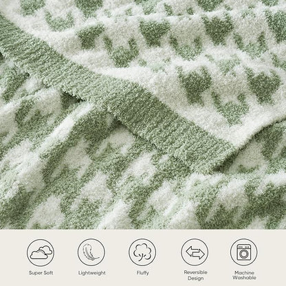 Snuggle Sac Houndstooth Throw Blanket - Image 3